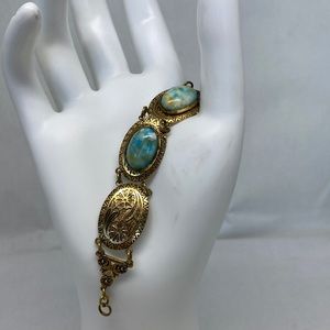 Beautiful vintage 5 link bracelet